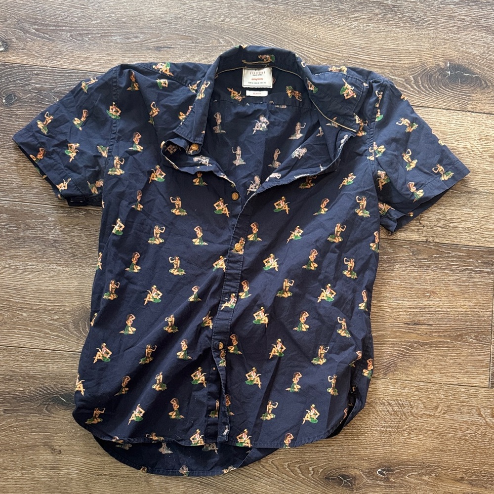Zip code‎ button down shirt medium slim fit
